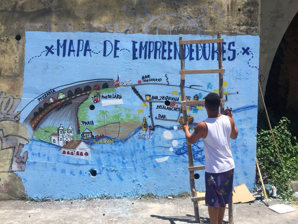 Painel com mapa de empreendedores locais é realizado no Solar do Unhão
